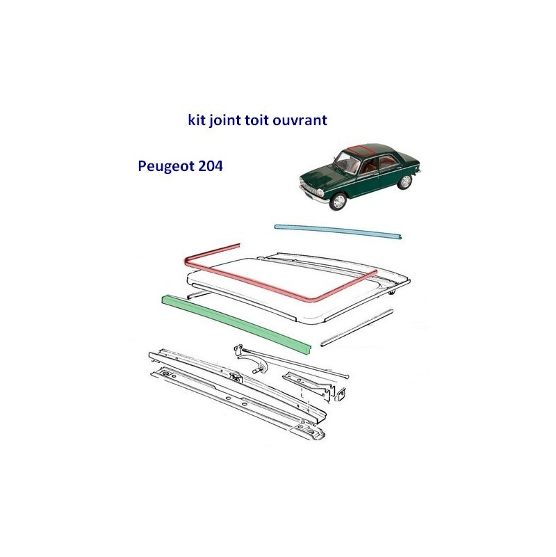 joint toit ouvrant Peugeot 204