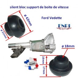 Silent-bloc de support de boite Ford Vedette