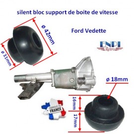 Silent-bloc de support de boite de vitesse Ford Vedette, Ford Vendôme