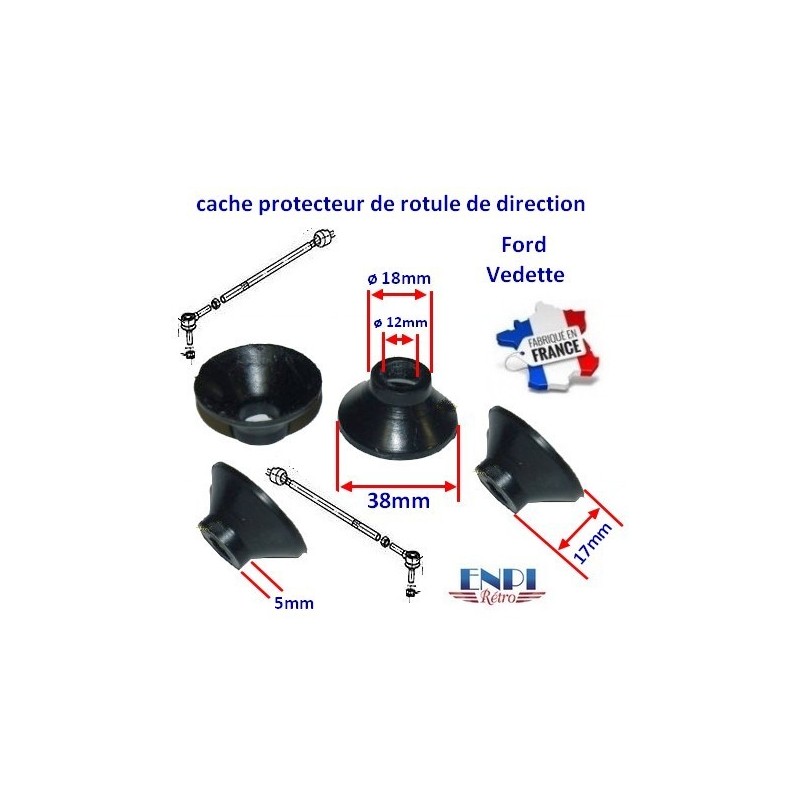 protecteur de rotule de direction Ford 