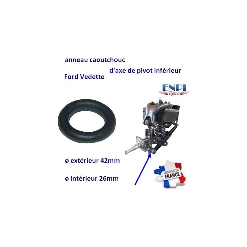 Bague d'axe de pivot inférieur Ford Vedette