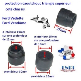 protection triangle supérieur Ford Vedette, Ford Vendôme