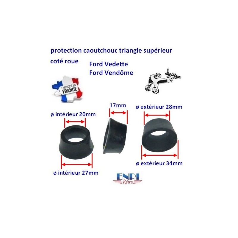 protection triangle de suspension Ford Vedette, Ford Vendôme