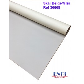 skaï beige gris