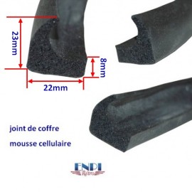 Joint de coffre mousse cellulaire