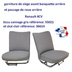 Garnitures de siège Renault 4CV 