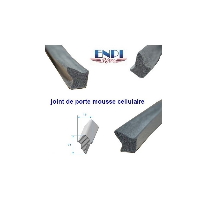 joint de porte mousse cellulaire