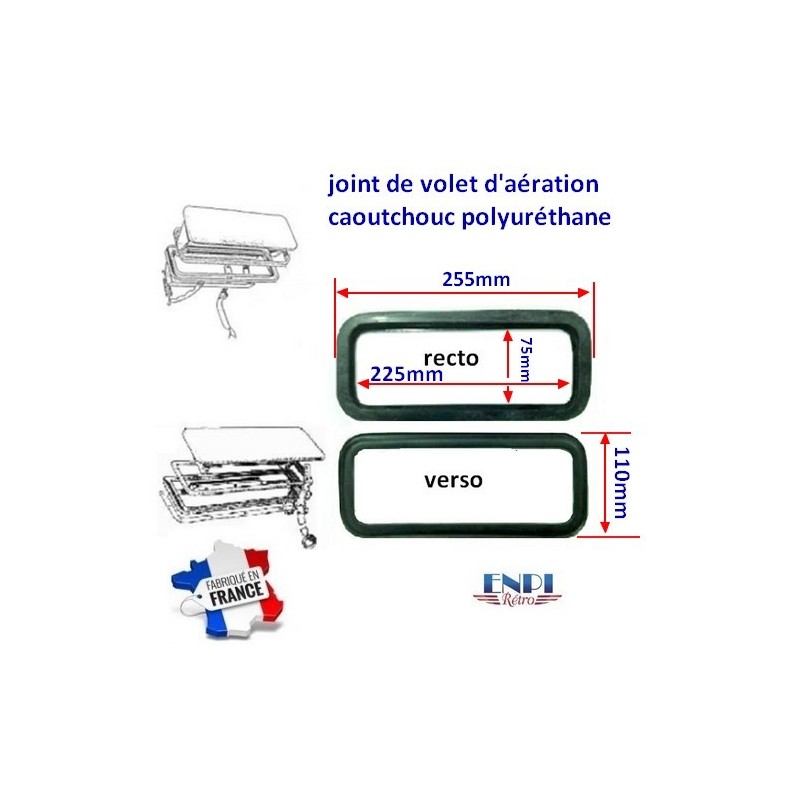 joint de volet d'aération 