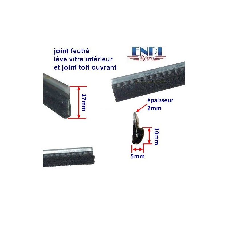 joint lèche vitre et toit ouvrant