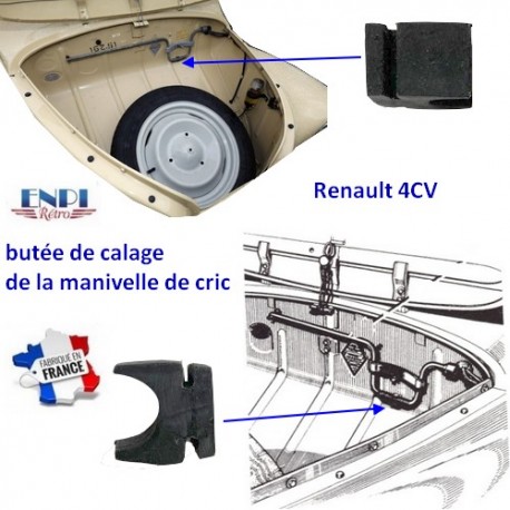 butée fixation manivelle de cric Renault 4CV