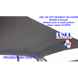 Ciel de toit Peugeot 204 Coupe