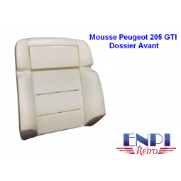 MOUSSE DOSSIER AVANT  PEUGEOT 205 GTI