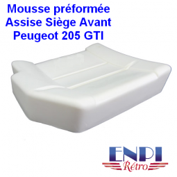 MOUSSE ASSISE SIÈGE AVANT PEUGEOT 205 GTI