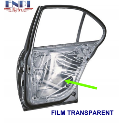 Film plastique transparent pour intérieur de portieres