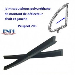 Joint vertical de montant de déflecteur Peugeot 203 et 403