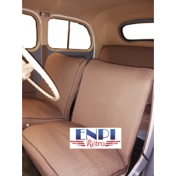 Garnitures de siège Renault 4CV  tissu écorce marron