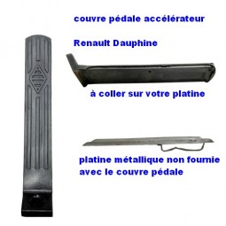 Couvre pédale accélérateur Renault Dauphine Ondine