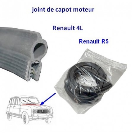 Joint capot moteur pour Renault R4 R5