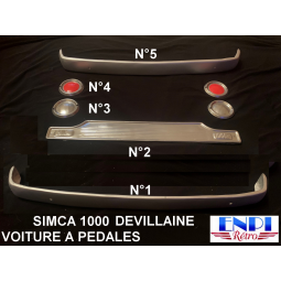 PARE-CHOC ARRIÈRE SIMCA 1000  DEVILLAINE