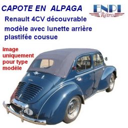 Capote en ALPAGA 4CV...