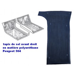 Tapis de sol avant droit Peugeot 504