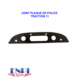 JOINT PLAQUE DE POLICE...