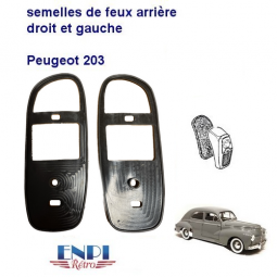 Semelles de feux arrière Peugeot 203